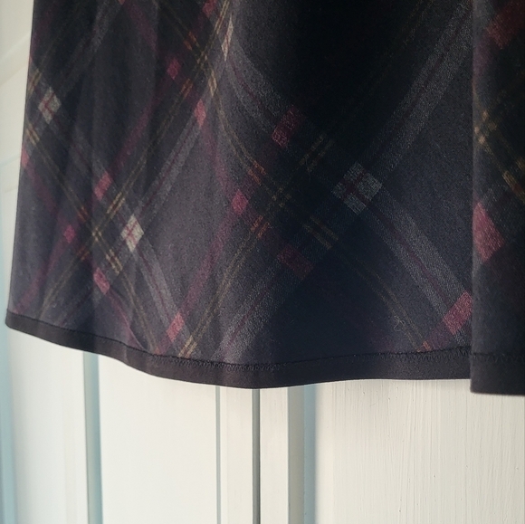 Max Sudio Diamond Plaid Pull On Skirt - Picture 5 of 10